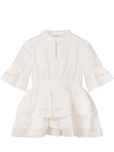 Short Sleeve Dress with Lace Inserts - Kids | $store$