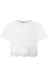 T-shirt with Logo and Lace Hem - Kids | $store$