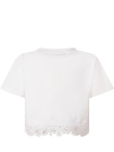 T-shirt with Logo and Lace Hem - Kids | $store$