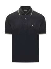 Polo with Contrast Collar and Logo - Emporio Armani | $store$