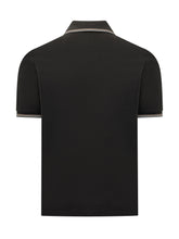 Polo with Striped Collar and Short Sleeves - Emporio Armani | $store$