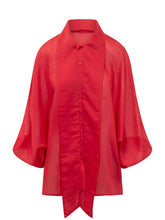 Blouse with Collar and Wide Sleeves - New Collection | $store$