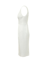 Sleeveless Midi Dress with Pleats - Elisabetta Franchi | $store$