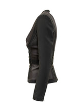 Belted Jacket with Deep Neckline - Elisabetta Franchi | $store$