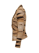 Blazer with Lapels and Abstract Pattern - Elisabetta Franchi | $store$