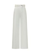 High Waist Wide Leg Trousers - Elisabetta Franchi | $store$