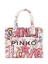 Borsa Shopper in Canvas with Print - New Collection | $store$