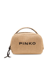 Necessaire Raffia Pouch with Zip and Logo - New Collection | $store$