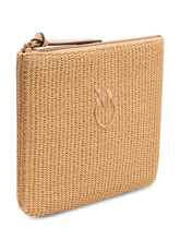 Raffia Pouch with Zip and Logo - New Collection | $store$
