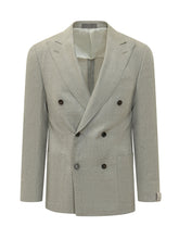 Double Breasted Jacket with Patch Pockets - Corneliani | $store$