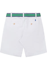 Boys  Bedford Cotton Shorts with Striped Belt - Kids | $store$