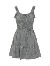 Gingham Mini Dress with Ruffle Hem - Michael Michael Kors | $store$