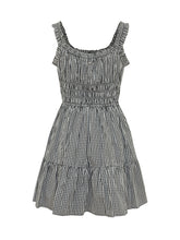 Gingham Mini Dress with Ruffle Hem - Michael Michael Kors | $store$