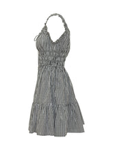 Gingham Mini Dress with Ruffle Hem - Michael Michael Kors | $store$