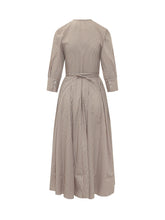 Striped Midi Dress with Belt - New Collection | $store$