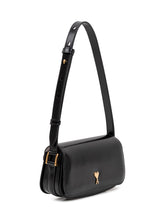 Borsa a Spalla con Patta e Logo a Cuore Shoulder Paris - Ami Alexandre Mattiussi | $store$