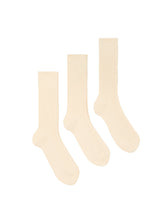 Three Pack Ribbed Socks with Embroidered Logo - Ami Alexandre Mattiussi | $store$
