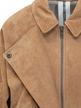 Bomber Jacket in Goat Suede - New Collection | $store$