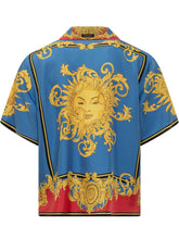 Informal Silk Shirt with Baroque Print - EXTRA EXCLUSIVE MAN | $store$