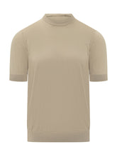 Short Sleeve Crewneck Knit Top - Filippo De Laurentiis | $store$