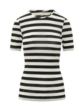T-shirt a Righe con Maniche Corte - Abbigliamento Donna | $store$