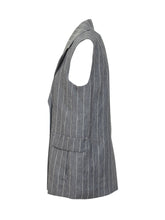 Double-Breasted Pinstripe Vest - Max Mara S | $store$