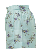 Floral Print Shorts with Elastic Waist - Ganni | $store$