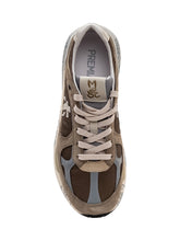 Sneakers in Leather and Fabric - Men | $store$