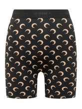 High Waist Shorts with Moon Print - Marine Serre | $store$
