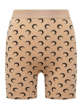 High Waist Shorts with Moon Print - Marine Serre | $store$