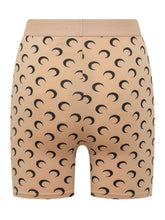 High Waist Shorts with Moon Print - Marine Serre | $store$
