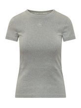 Baby Fit T-shirt with Round Neck and Embroidered Logo - Marine Serre | $store$