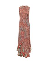 Sleeveless Long Dress with Ruffle Hem - Etro | $store$