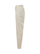Cotton Tapered Pants with Pleats - Men | $store$