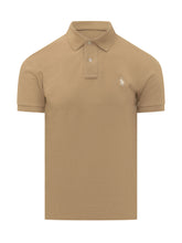 Cotton Polo Shirt with Embroidered Logo - Men | $store$