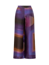Wide Leg Pants with Abstract Print - Momoni Women | $store$