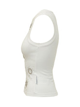 Classic Tank Top with Jewel Embellishments - Des Phemmes | $store$