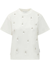 Classic T-shirt with Jewel Embellishments - Des Phemmes | $store$