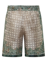Bandana Shorts with Drawstring and All-Over Print - Amiri | $store$