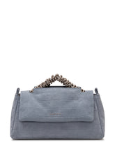 Top Handle Bag in Leather with Chain Handle - New Collection | $store$