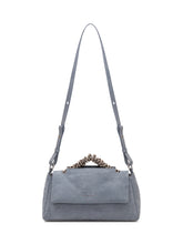 Top Handle Bag in Leather with Chain Handle - New Collection | $store$