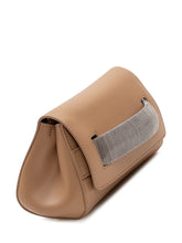 Clutch Bag in Leather with Chain Handle - New Collection | $store$