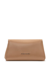 Clutch Bag in Leather with Chain Handle - New Collection | $store$