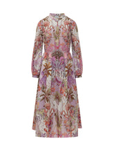 Printed Long Sleeve Midi Dress - New Collection | $store$