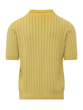 Derby Short Sleeve Ribbed Knit Polo - Arovescio | $store$
