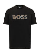 T-shirt con Logo Frontale a Contrasto - Abbigliamento Uomo | $store$