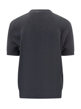 Short Sleeve Knit Top with Crew Neck - Boss | $store$