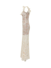Floral Lace Maxi Dress with Ruffle Straps - New Collection | $store$