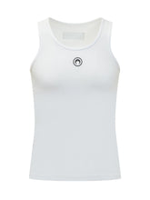 Top Senza Maniche con Scollo Tondo e Logo Ricamato - Abbigliamento Uomo | $store$