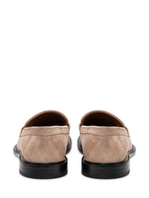 Suede Loafers with Front Strap - Men | $store$
